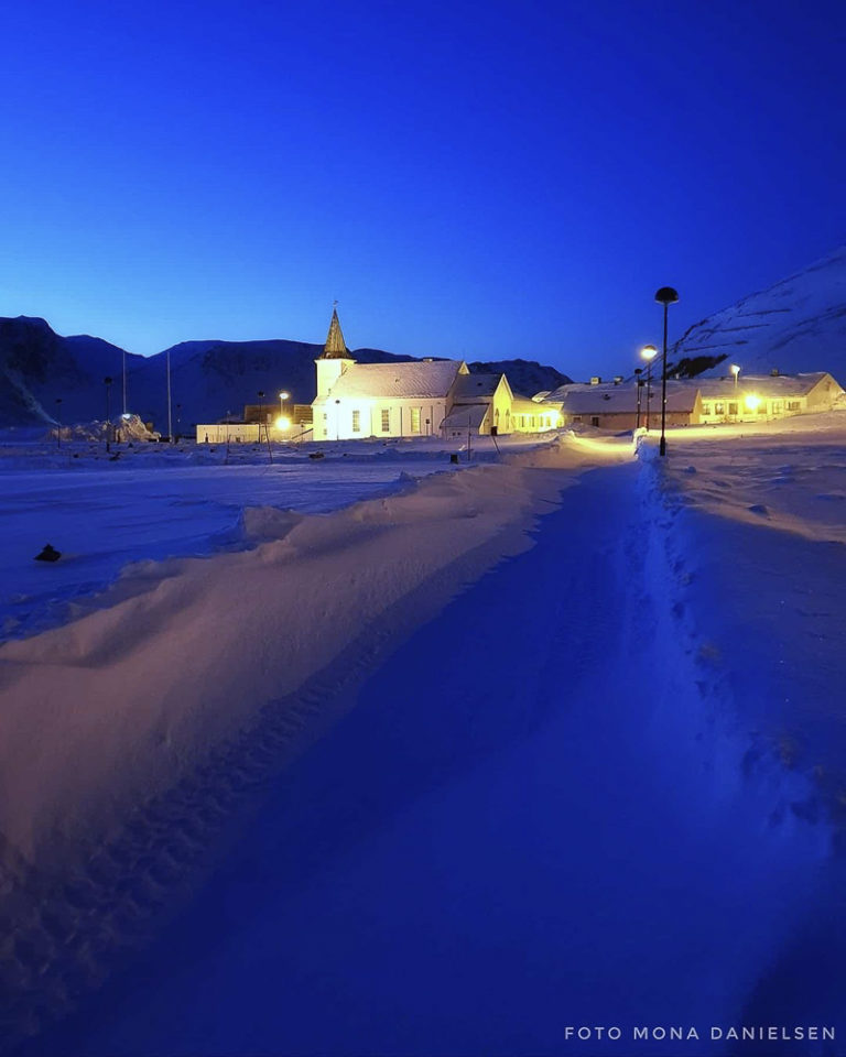 The church was the only building to survive WWII. The first returnees in 1945 lived inside © Mona Danielsen