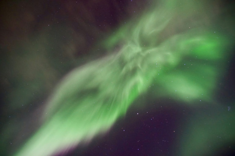 A Northern Lights corona, our favourite kind of corona ©www.71-nord.no