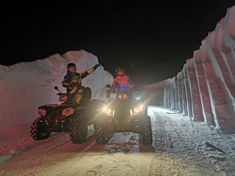 Rough conditions and a lot of snow on the North Cape ©www.71-nord.no