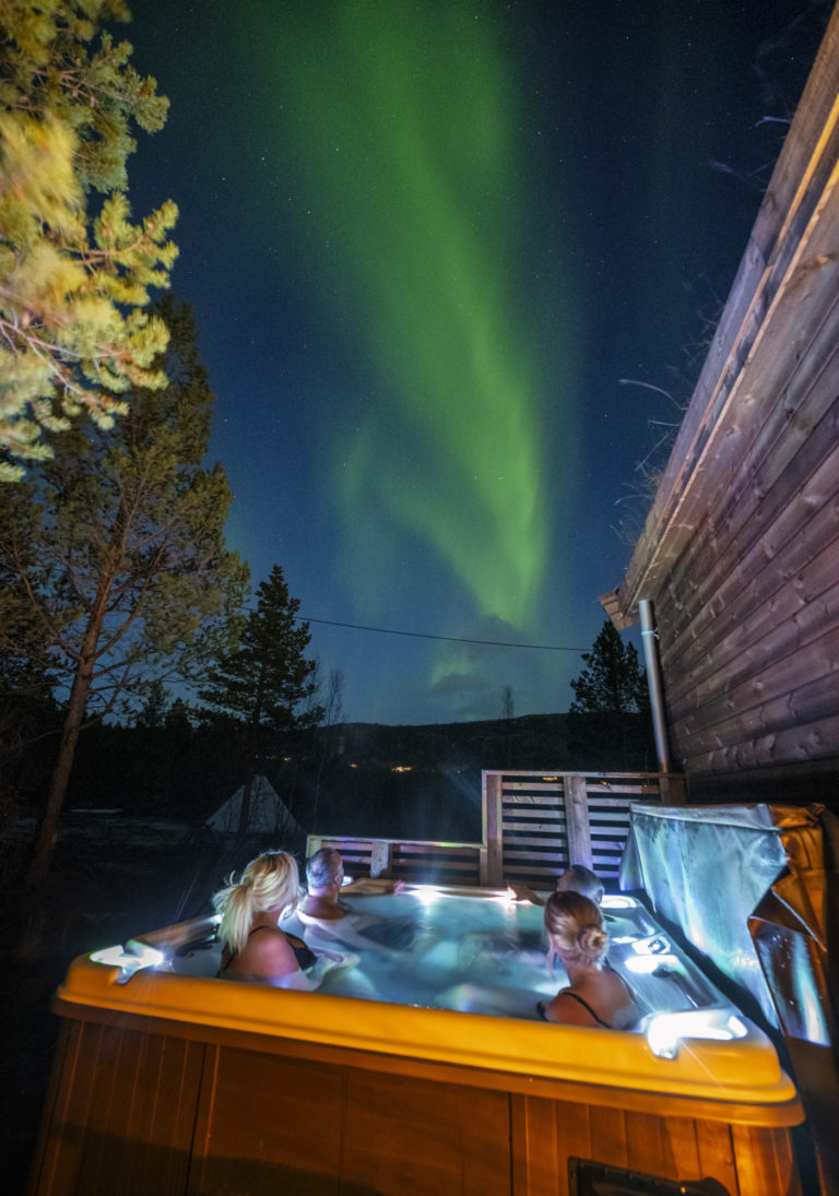 Northern lights in a bikini. ©Rune Dahl