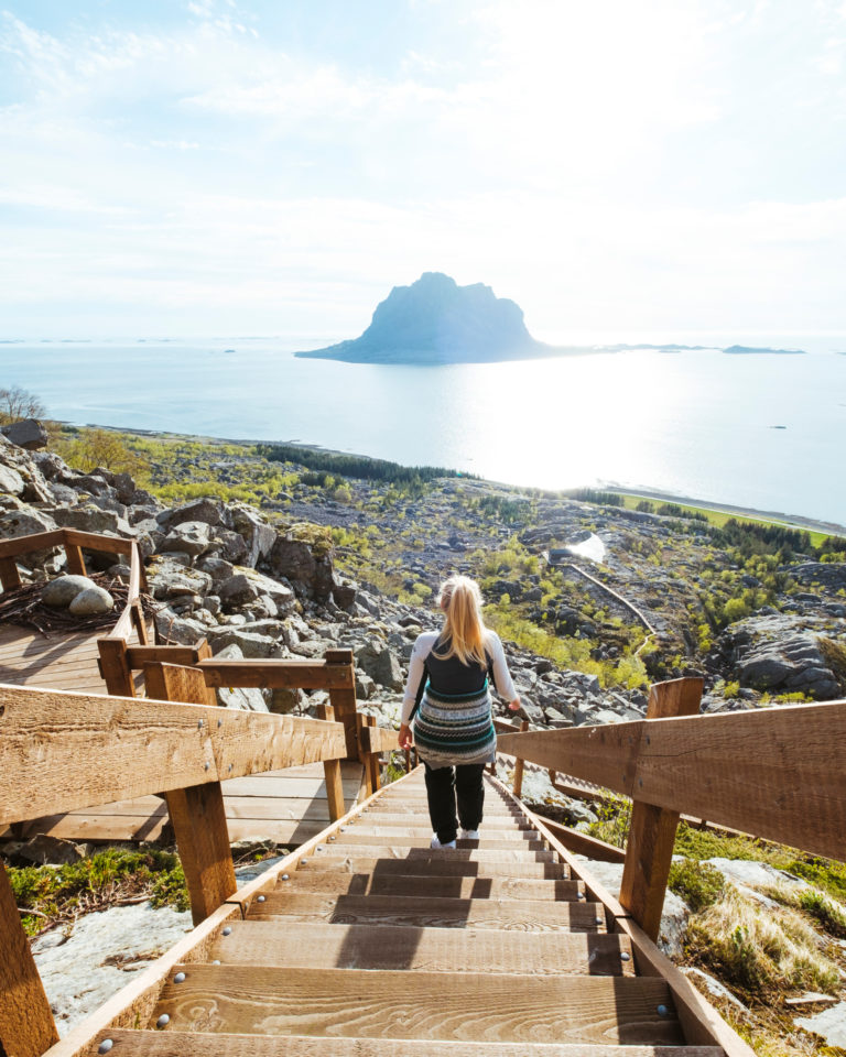 Vegatrappa. Photo: Kristoffer Møllevik / Visit Helgeland